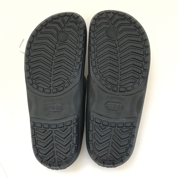 CROCS Flip Flop Sandals Black Carlie Flip NWT Women’s Size 10 - Picture 13 of 16